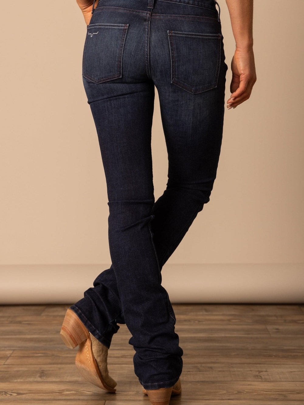 Kimes Ranch Audrey Dark Wash Low Rise Bootcut Jeans, Size 6/34 - Picture 2 of 7